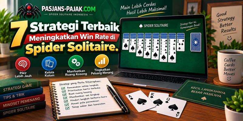 7 Strategi Terbaik Meningkatkan Win Rate di Spider Solitaire