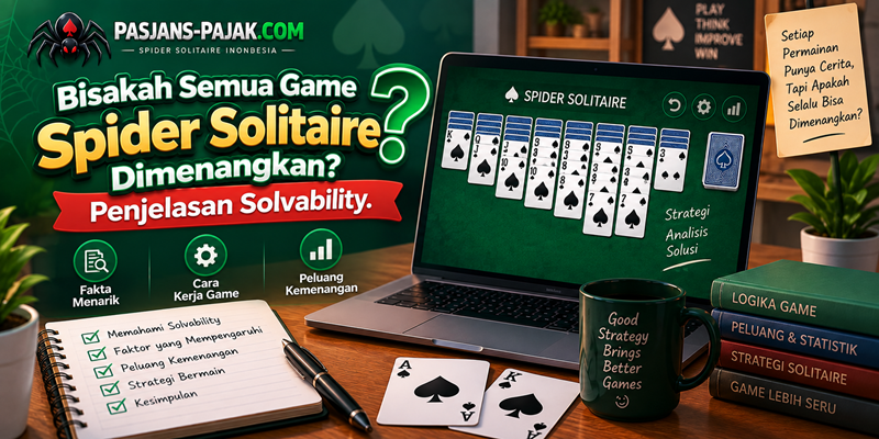 Bisakah Semua Game Spider Solitaire Dimenangkan Penjelasan Solvability