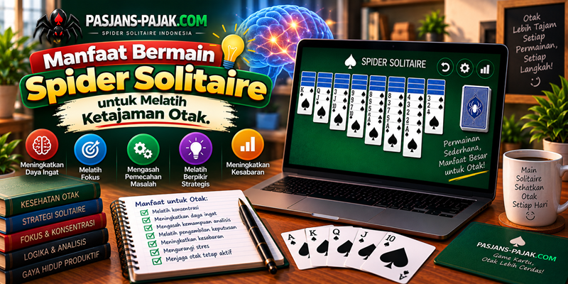 Manfaat Bermain Spider Solitaire untuk Melatih Ketajaman Otak