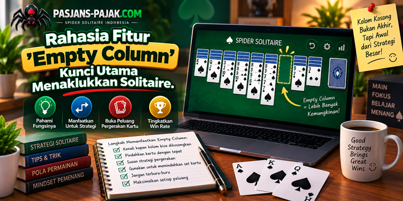 Rahasia Fitur 'Empty Column' Kunci Utama Menaklukkan Solitaire