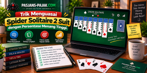 Trik Menguasai Spider Solitaire 2 Suit dengan Persentase Menang Tinggi