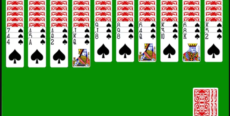 Tantangan Permainan Dengan 4 Setelan Game Spider Solitaire